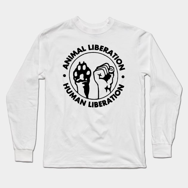 Animal Liberation Long Sleeve T-Shirt by Rundown